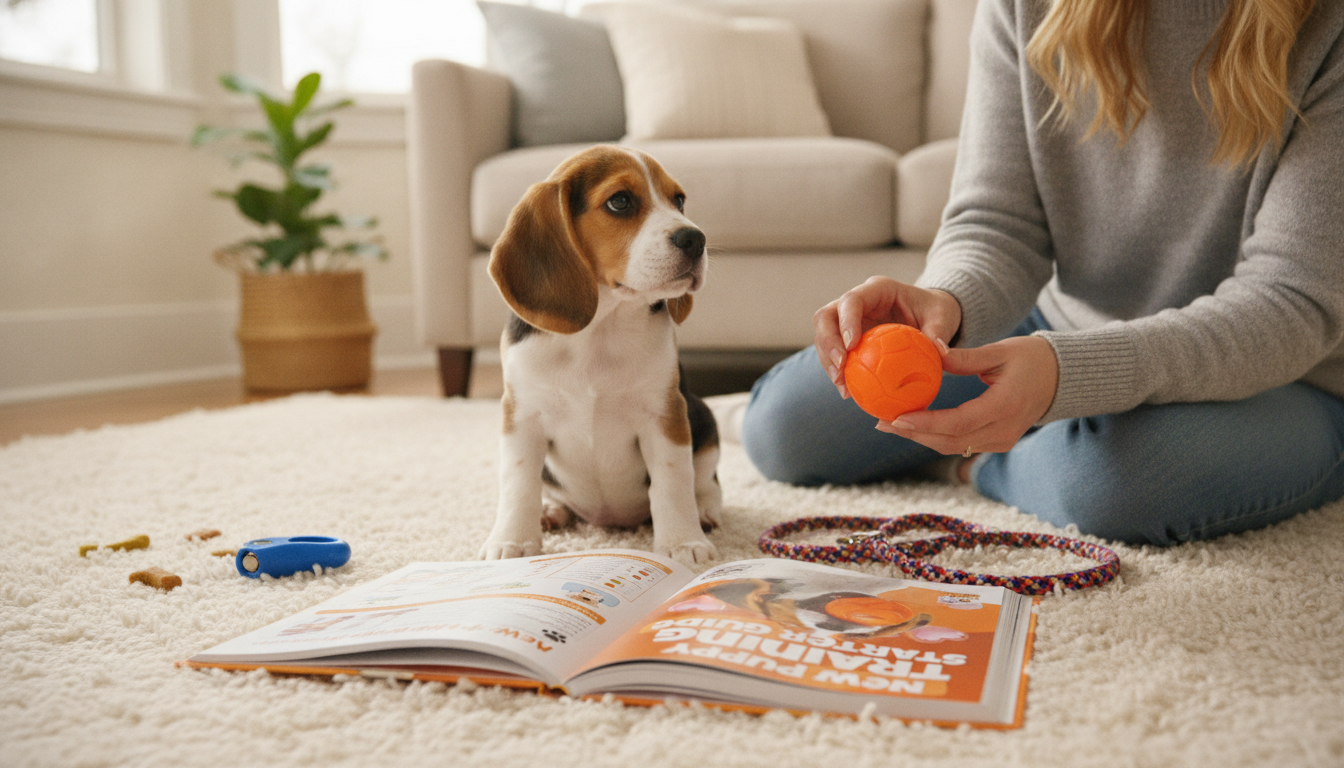 4-Week Puppy Training Plan: Potty, Cues & Socialization