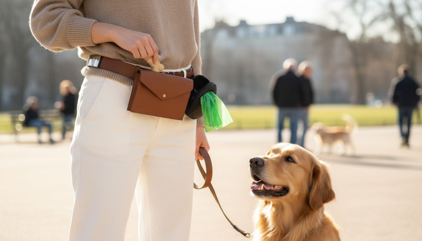 Dog Walking Waist Bag: Treats, Poop Bags & Essentials