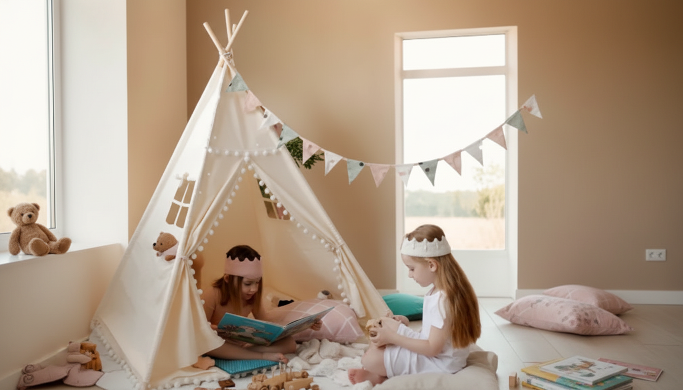 Kids Play Teepee Tent