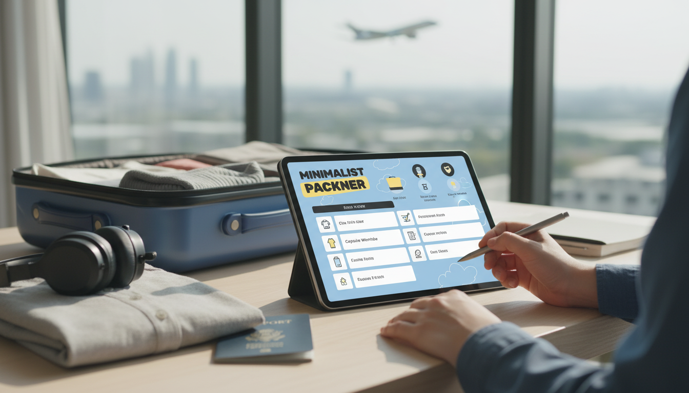 Minimalist Packing Planner: A Calm Carry-On Workflow