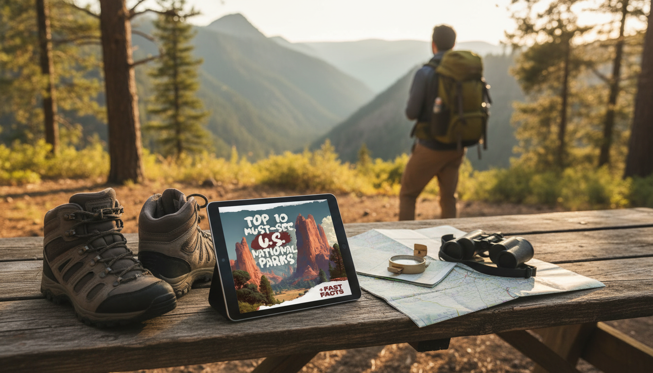 Top 10 U.S. National Parks: Fast Facts Travel eBook